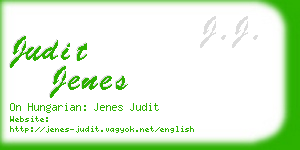 judit jenes business card